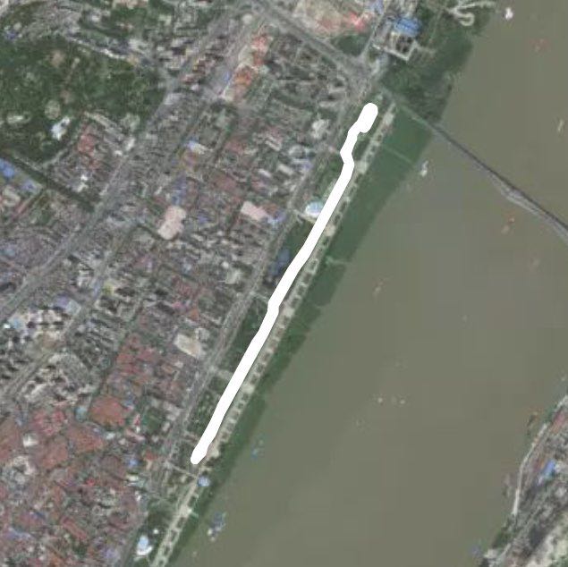 汉口江滩整修期跑步路线