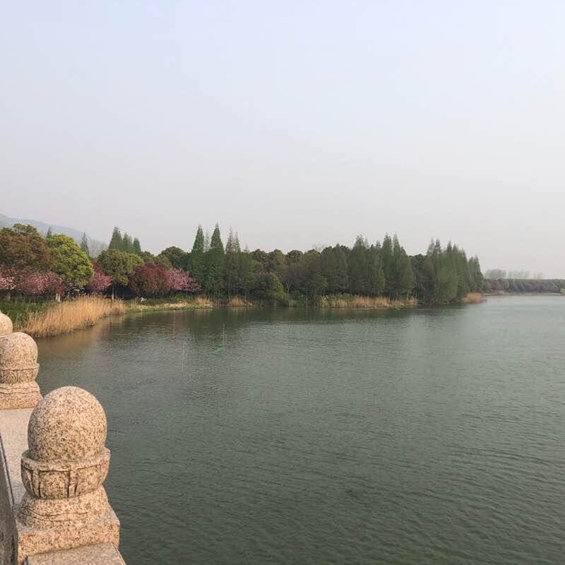 Huan Shang Lake Circle walking route map in Suzhou