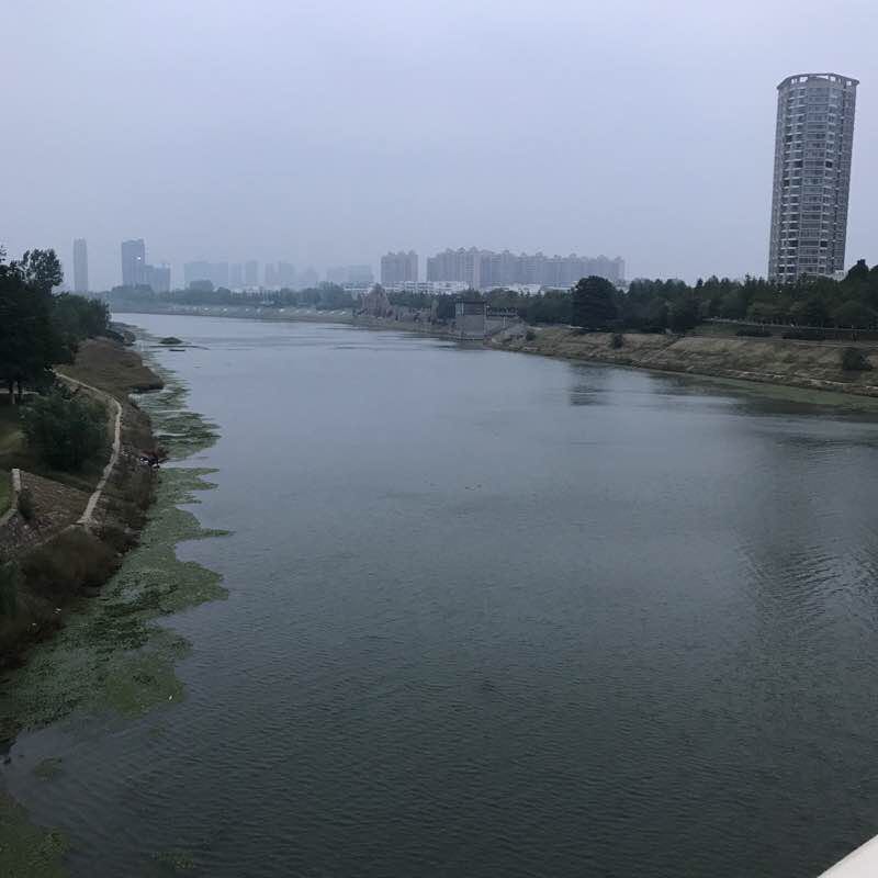 On both banks of the Shahe River walking route map in Luo He Shi