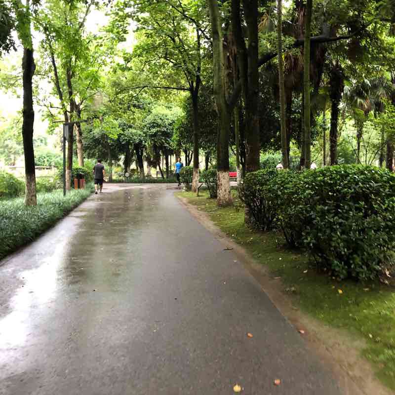 Sand city walking route map in Jing Zhou Shi