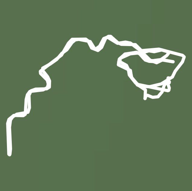 Cherry Blossom Park, Tsinghuayuan walking route map in Zhan Jiang Shi