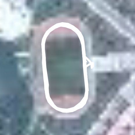 Jinshan Stadium walking route map in Chifeng