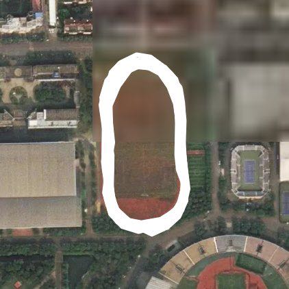 City Sports Center walking route map in Wuxi