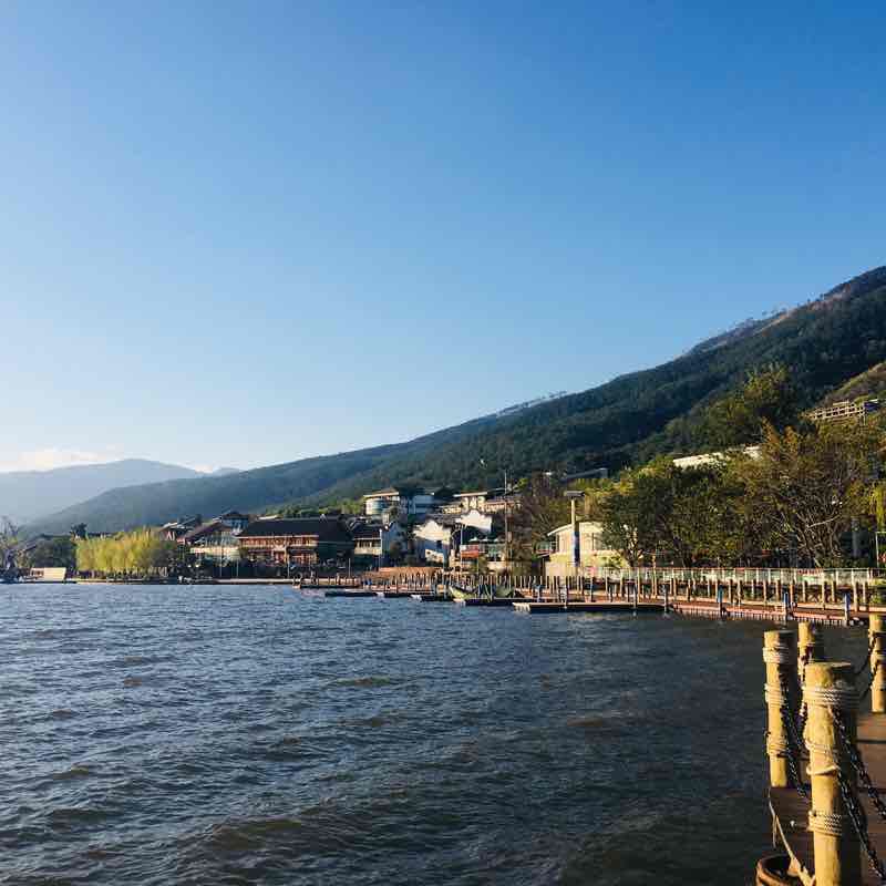 Bohai Sea Road walking route map in Liang Shan Yi Zu Zi Zhi Zhou