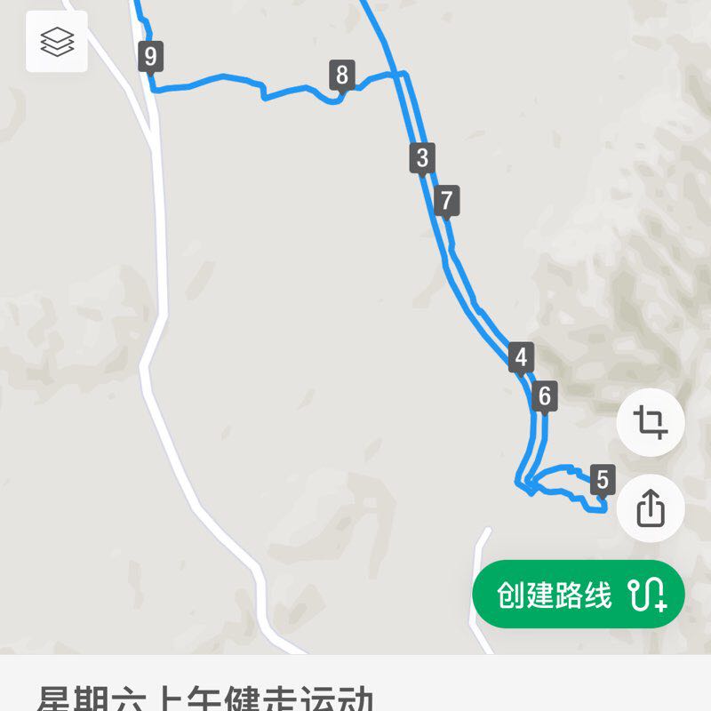 Duqiaoshan walking route map in Yulin