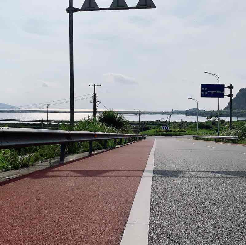 Yanhuang line walking route map in Zhou Shan Shi