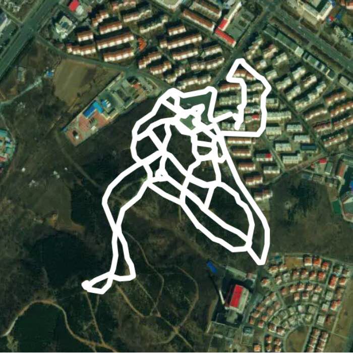 Huludao New District, Longbeishan Park Zoo. walking route map in Hu Lu Dao Shi