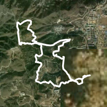 北京夜景观赏（西山-鬼笑石，海拔480米）