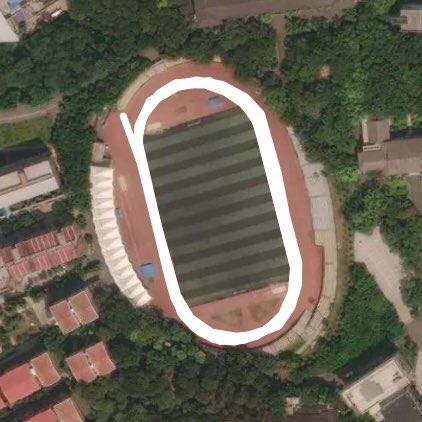 Second stadium walking route map in Chongqing