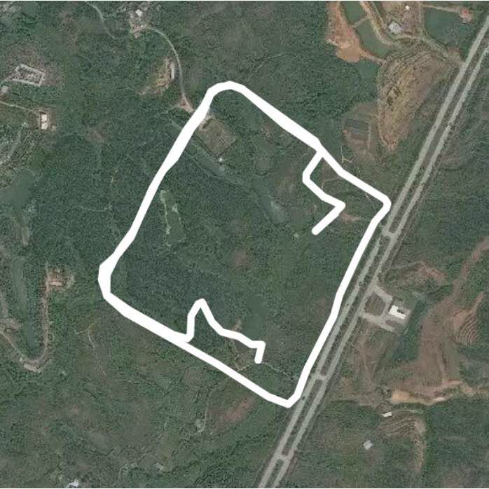 Country Garden Phoenix walking route map in He Yuan Shi