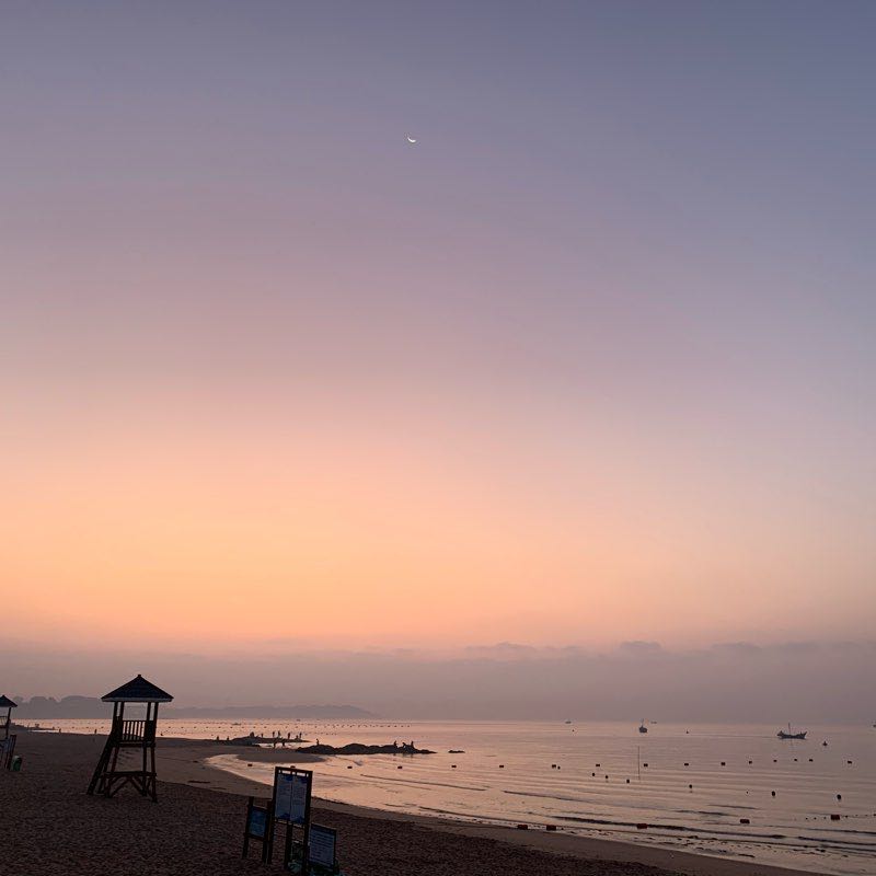 Beidaihe walking route map in Qin Huang Dao Shi