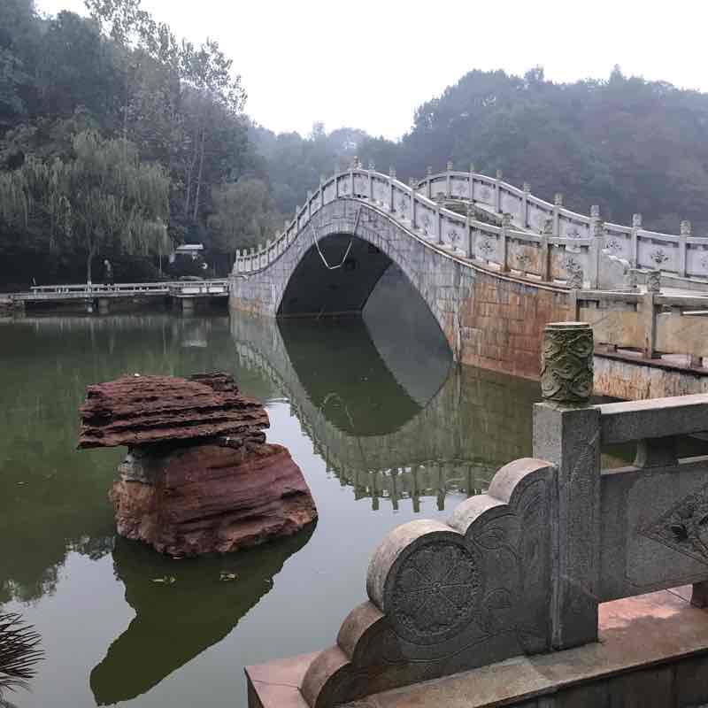 Country park walking route map in Chen Zhou Shi