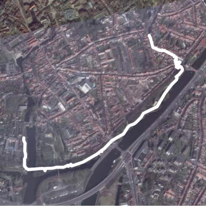 Loop Trail Around Bruges Town