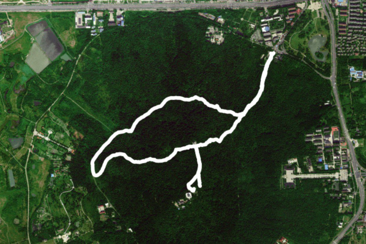 大蜀山，位于合肥市,安徽省,中国的5.00Km路线