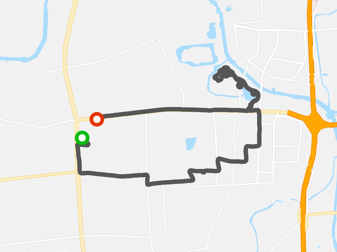 未来科学城滨水公园 walking route map in Changping District, Beijing, China