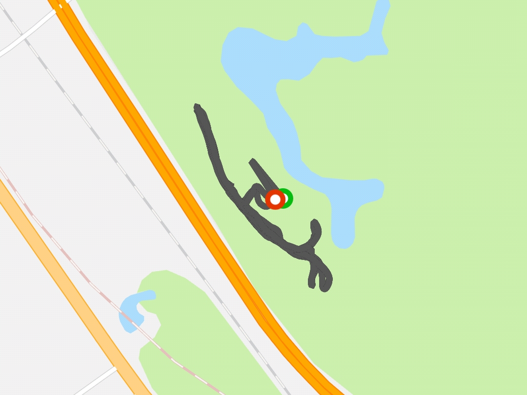 三水森林公園碧桂園翡翠山 walking route map in 佛山市，中國