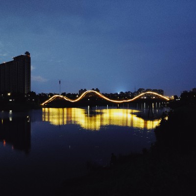 Cihu River Trail walking route map in Ma An Shan Shi