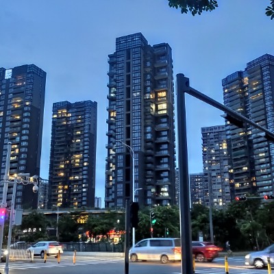 Shenzhen Bay Park walking route map in Shen Zhen Shi
