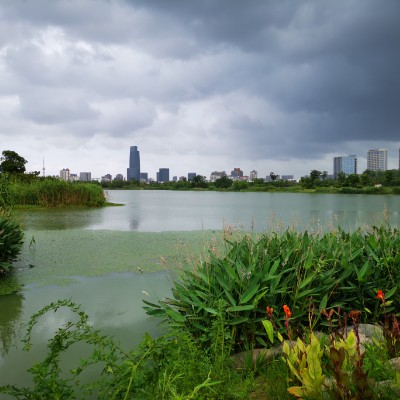 Huantai Lake, Grand Canal and Baodai Bridge walking route map in Suzhou