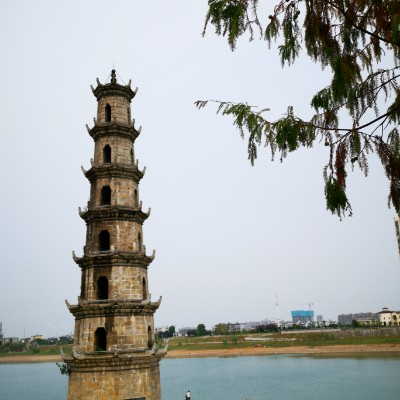 2019.9.15 strolling in the water, the autumn wind is light. walking route map in Yi Yang Shi