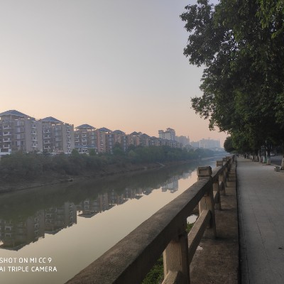 迎着一江两岸，坚持每日出汗