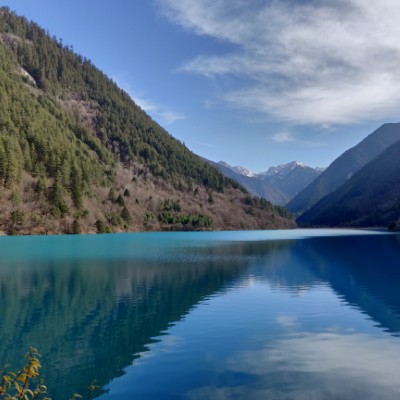 Jiuzhaigou walking route map in A Ba Zang Zu Qiang Zu Zi Zhi Zhou