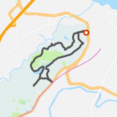 West Campus Walk walking route map in Chongqing