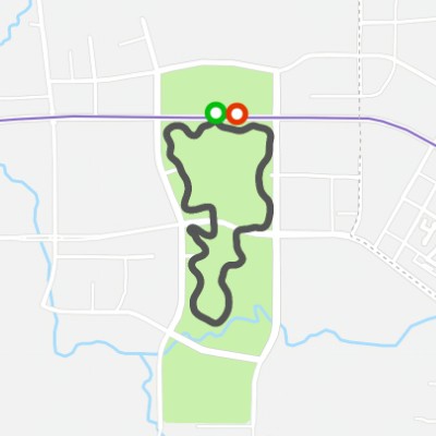 Chongqing Central Park walking route map in Chongqing