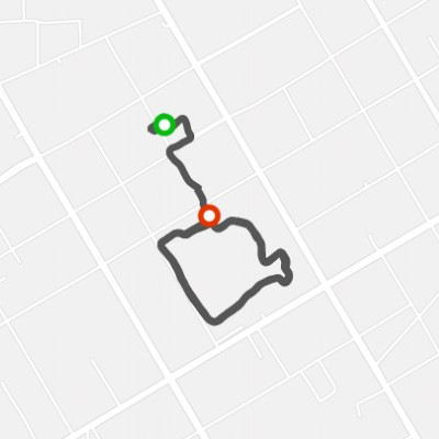 Three major circles of the park walking route map in Ba Yan Nao Er Shi