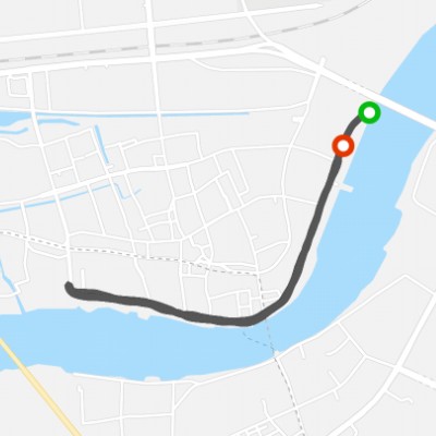 沿江路5KM配速跑