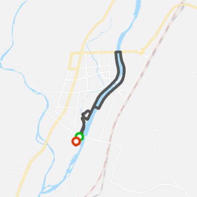 From Binbin Garden to Mingyue Island to Yiqiao via Lanwan to Yujiang Avenue, the second bridge passes through the Golden Bund and returns to the bridge from Mingyue Island. walking route map in Mianyang