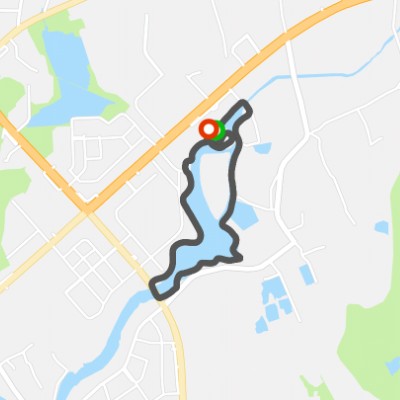 东岸湿地公园晨跑打卡第七天