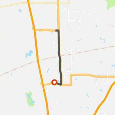 Jinfeng Town - Xinfeng Avenue - Zengjia Town walking route map in Chongqing