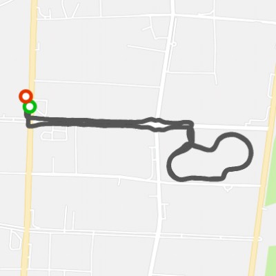 Olympic walking route map in Yi Yang Shi