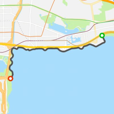 Shenzhen Bay walking route map in Shenzhen