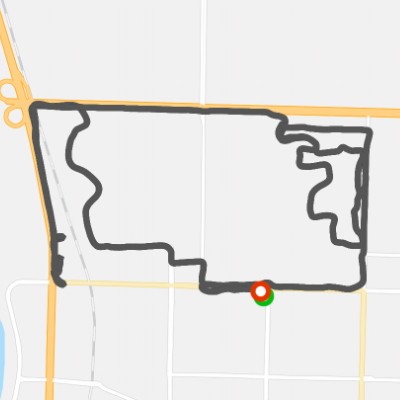 Wuhai walking route map in Wu Hai Shi