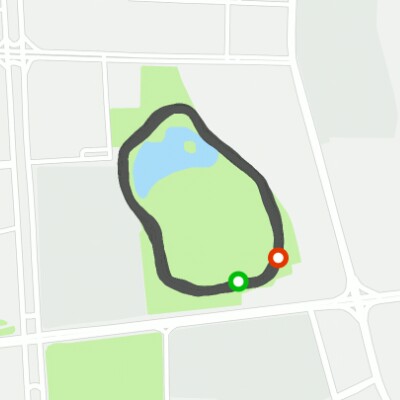 长安公园半马打卡