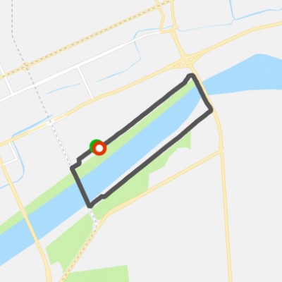 Peony Bridge to Luoyang Bridge walking route map in Luo Yang Shi