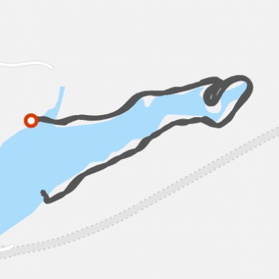 Shaxi Reservoir walking route map in Dongguan