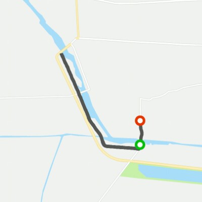 Shengfang Zhongtingdi walking route map in Langfang