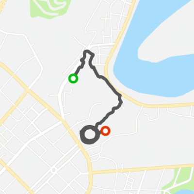 Siyuan Square walking route map in Guang An Shi