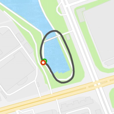 火炬公园小圈跑步路线