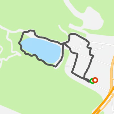 Pucheng Reservoir walking route map in Lianyungang