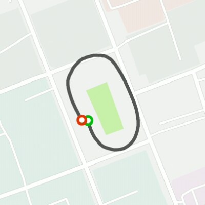 体育馆一圈（3号道）