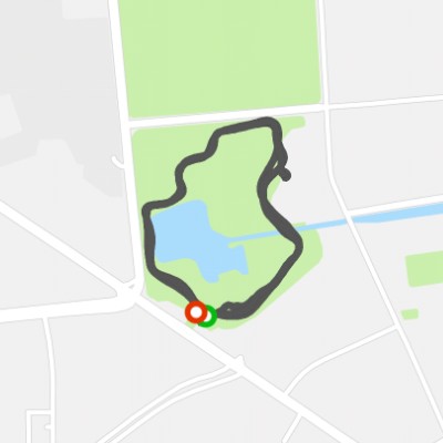 People's Park walking route map in Qin Huang Dao Shi