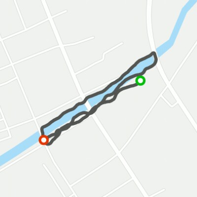 Ring river walking route map in Ji Lin Shi