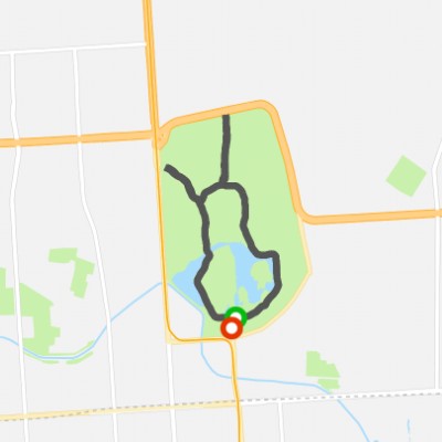 北陵公园步走一圈7.20公里