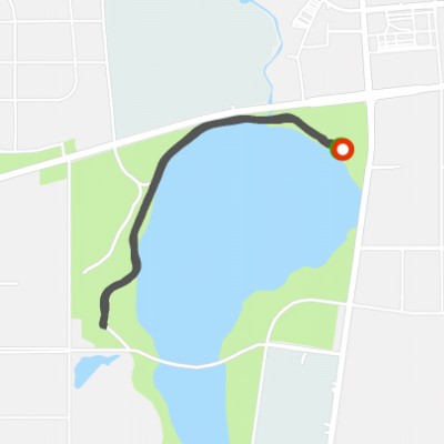 湖海塘左侧折返