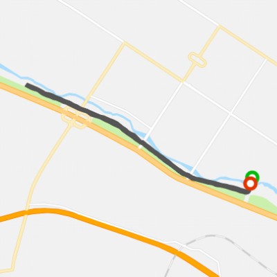 Luohe Park walking route map in San Men Xia Shi