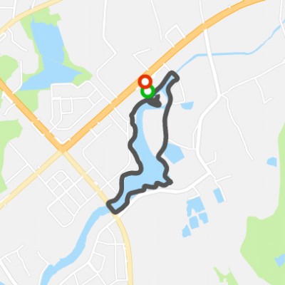 东岸湿地公园晨跑打卡26天